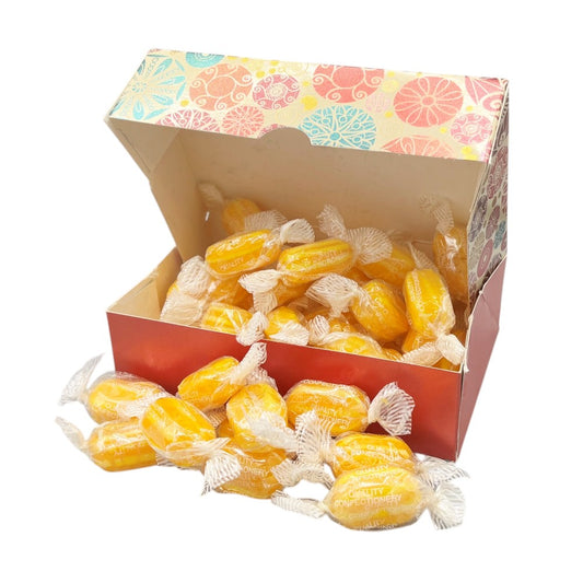 250g Rectangular Box Blossom Pattern of Sherbet Pineapple Sweets