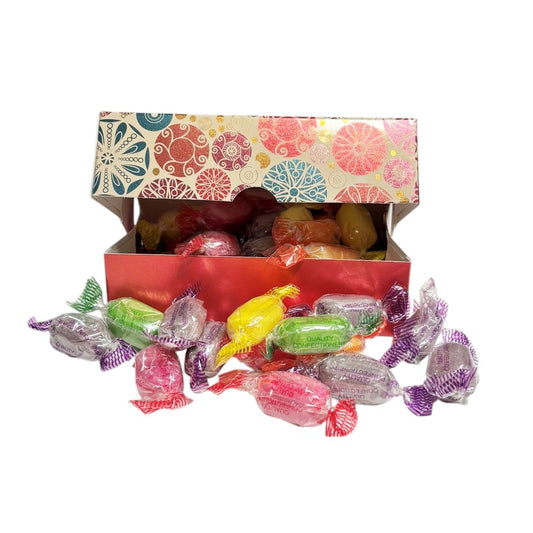 250g Rectangular Box Blossom Pattern of Sherbet Fruits