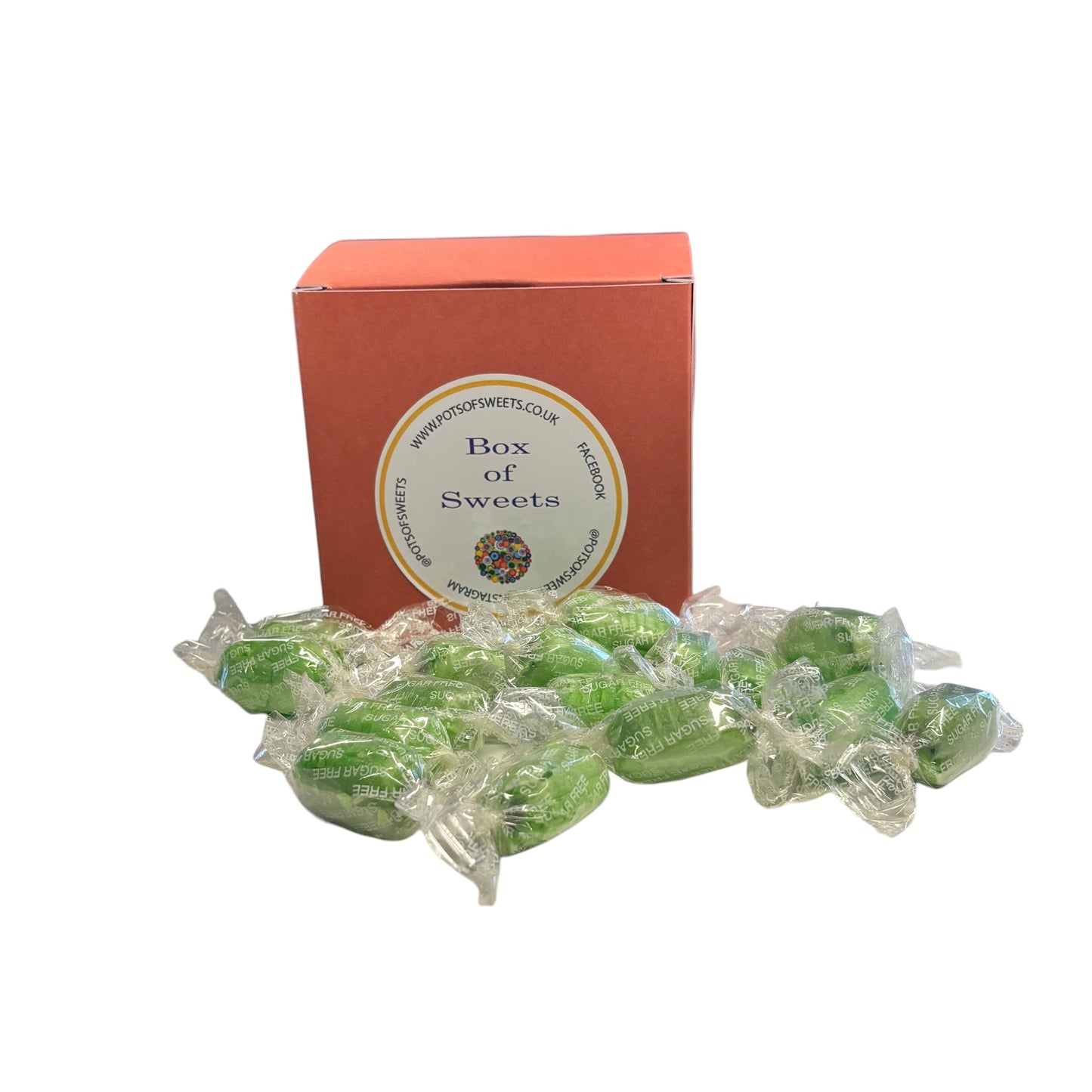 300g Box of Sugar Free Chocolate Limes Sweets