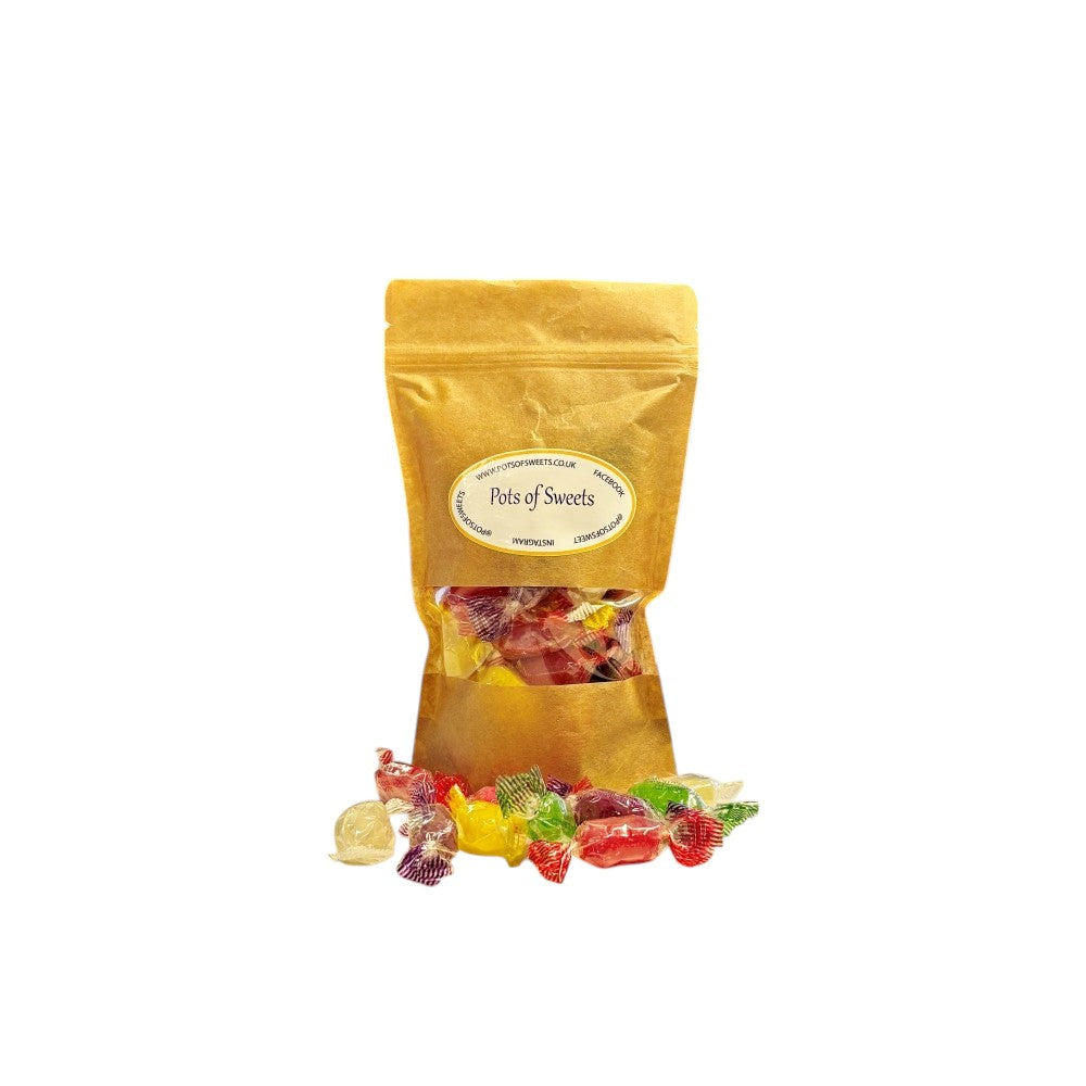 250g Pouch Hard Boiled Fruit Drop Sweet