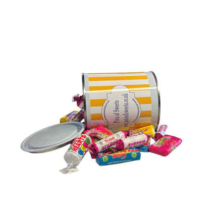 250g Paint Pot Tin of Swizzles Retro Sweet Mix