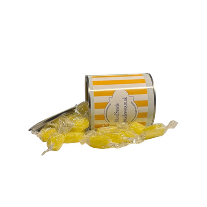 250g Paint Pot Tin of Sugar Free Sherbet Lemons