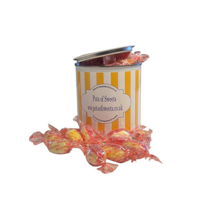 250g Paint Pot Tin of Sugar Free Rhubarb and Custard