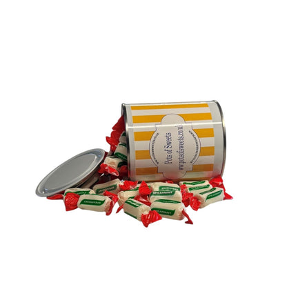 250g Paint Pot Tin of Sugar Free Spearmint Chews