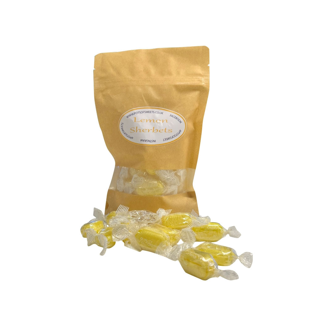 250g Pouch Sugar Free Sherbet Lemons