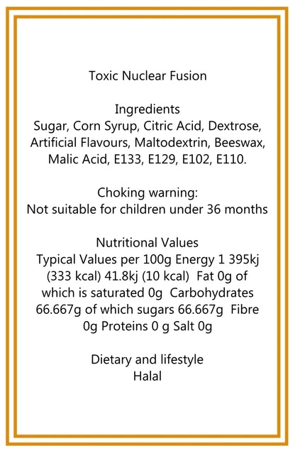 300g Bag of Toxic Waste and Nuclear Waste Super Sour Sweet Mix